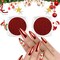 Red Chrome Nail Powder – 2pcs Metallic Mirror Effect Glitter Dust for Gel & Acrylic Nails, Holographic Pigment for Valentines & Christmas Nail Art